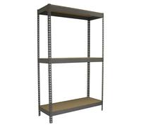 Simonforte Estantería para cargas pesadas Chipboard (Al x An x Pr: 200 x 150 x 90 cm, Capacidad de carga por balda: 600 kg, Número de baldas: 3...