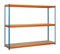 Simonforte Estantería para cargas pesadas Chipboard (Al x An x Pr: 200 x 210 x 45 cm, Capacidad de carga por balda: 500 kg, Número de baldas: 3...