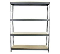 Simonforte Estantería para cargas pesadas Chipboard (Al x An x Pr: 200 x 240 x 60 cm, Capacidad de carga por balda: 400 kg, Número de baldas: 4...