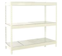 Simonforte Estantería para cargas pesadas Metal (Al x An x Pr: 150 x 120 x 75 cm, Capacidad de carga por balda: 600 kg, Número de baldas: 3 ud.,...