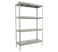 Simonforte Estantería para cargas pesadas Metal (Al x An x Pr: 200 x 180 x 60 cm, Capacidad de carga por balda: 600 kg, Número de baldas: 4 ud.,...