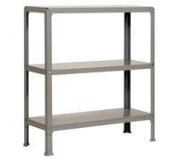 Simonhome Estantería metálica Homeclick Color Mini (Al x An x Pr: 90 x 80 x 36 cm, Capacidad de carga por balda: 150 kg, Número de baldas: 3 ud.,...