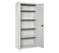 Simonlocker Armario multiusos metálico Multi Professional (L x An x Al: 40 x 80 x 180 cm, Número de puertas: 2 ud., Gris)