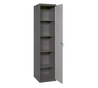 SimonRack Armario Escobero Multiusos, 1800x400x400 mm, 1 Puerta, Antracita/Gris Black Large