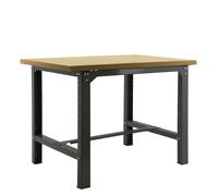 SimonRack Banco de Trabajo Taller, Capacidad Carga 600 kg, 865x1500x750 mm, Mesa de Trabajo, Antracita/Madera Mdf - BT6 Antracita Large