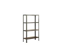 SimonRack Estantería Metálica Almacenaje, 4 Baldas, Alta Capacidad Carga 100 kg, 1600x1000x300 mm, Estantería Salón Baño Cocina, Gris - SimonHome Classic