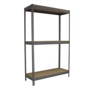 Simonrack Estanteria Metalica Almacenaje de Acero Industrial 2000x1800x450 Mm Gray Large