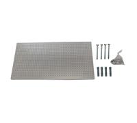 SimonRack Panel Herramientas Pared, Organizador Herramientas, Incluye 8 Ganchos, 1200x400 mm, Gris - Simonwork Gray Large