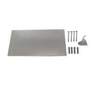 SimonRack Panel Herramientas Pared, Organizador Herramientas, Incluye 8 Ganchos, 1500x400 mm, Gris - Simonwork Gray Large