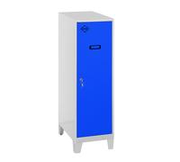 SimonRack Taquillas Vestuario Pequeña, 1015x400x500 mm, Amario Metalico Pequeño, Incluye Llave, Gris/Azul - Simonlocker Gray