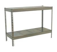 Simontaller Estantería para cargas pesadas Metal (Al x An x Pr: 90 x 150 x 45 cm, Capacidad de carga por balda: 400 kg, Número de baldas: 2 ud.,...