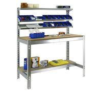 Simonwork Banco de trabajo BT1 (Ancho: 151 cm, Galvanizado, Carga soportada: 600 kg)