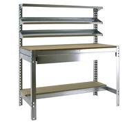 Simonwork Banco de trabajo BT1 Box (Ancho: 151 cm, Galvanizado)