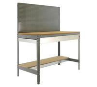 Simonwork Banco de trabajo BT2 Box (Gris, Ancho: 151 cm)