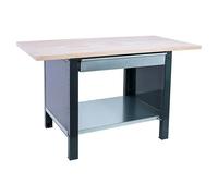Simonwork Banco de trabajo BT6 PRO Box Laminate (L x An: 75 x 120 cm, Altura de trabajo: 86,5 cm, Carga soportada: 1.335 kg, Antracita)