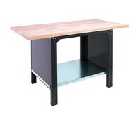 Simonwork Banco de trabajo BT6 PRO Laminate (L x An: 75 x 120 cm, Altura de trabajo: 86,5 cm, Carga soportada: 1.300 kg, Antracita)