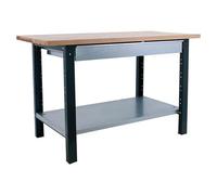 Simonwork Banco de trabajo BT6L PRO Box Laminate (L x An: 75 x 180 cm, Altura de trabajo: 86,5 cm, Carga soportada: 1.335 kg, Antracita)
