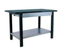 Simonwork Banco de trabajo BT6L PRO Box Metal (L x An: 73 x 150 cm, Altura de trabajo: 83 cm, Carga soportada: 1.035 kg, Antracita)