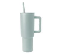 Simple Modern Vaso Térmico con Pajita y Asa| Taza Termica Café para Llevar | Botella de Agua Acero Inoxidable Aislado para café helado | Trek | 1180ml | Sea Glass Sage