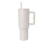 Simple Modern Vaso Térmico con Pajita y Asa| Taza Termica Café para Llevar | Botella de Agua Acero Inoxidable Aislado para café helado | Trek | 1180ml | Almond Birch