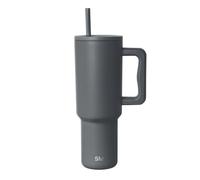 Simple Modern Vaso Térmico con Pajita y Asa| Taza Termica Café para Llevar | Botella de Agua Acero Inoxidable Aislado para café helado | Trek | 1180ml | Graphite
