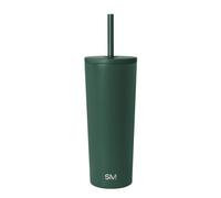 Simple Modern Vaso Termico con Pajita y Tapa | Taza Termica Café para Llevar Botella Agua de Acero Inoxidable | Regalos para Mujeres & Hombres | Classic | 710ml | Forest