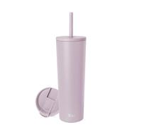 Simple Modern Vaso Termico con Pajita y Tapa | Taza Termica Café para Llevar Botella Agua de Acero Inoxidable | Regalos para Mujeres & Hombres | Classic | 830ml | Lavender Mist