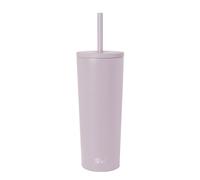 Simple Modern Vaso Termico con Pajita y Tapa | Taza Termica Café para Llevar Botella Agua de Acero Inoxidable | Regalos para Mujeres & Hombres | Classic | 710ml | Lavender Mist