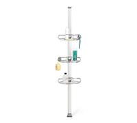 Simplehuman - Barra esquinera con estantes regulables, acero mate BT1109DC