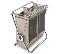 Simplehuman - Cesto para ropa sucia, 75x42x74 cm, marrón/acero LT1009