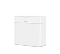 simplehuman Cubo de Compost, Desmontable y para encimera, 4 litros, Color Blanco