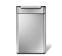 simplehuman CW2018 cubo reciclaje con touch-bar, acero inoxidable cepillado, 48 L (24/24)
