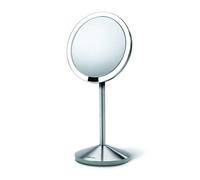 Simplehuman - Espejo cosmético para viajes con iluminación LED, acero inoxidable ST3004