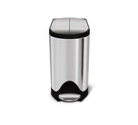 Simplehuman - Papelera 10 L, acero inoxidable cepillado CW1899