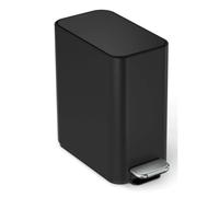 Simplehuman - Papelera 5 L, con bolsillo para bolsa, negro mate CW2101