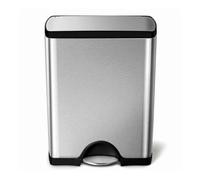 Simplehuman - Papelera 50 L, acero inoxidable CW1816