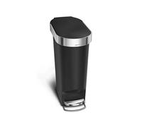 Simplehuman - Papelera Slim 40 L, negra CW1390