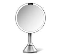Simplehuman - Espejo cosmético con iluminación LED Dual light, acero inoxidable cepillado ST3052