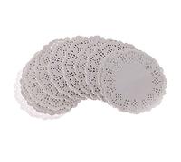 SimpleLife 200 Piezas de tapetes Redondos de Encaje de Papel, para Eventos de Boda, Fiesta, Mesa, Regalo, 8.9 cm