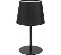 Simples Tischleuchte Negro E27 H36cm Luz Mesa de Noche Lámpara de Mesa