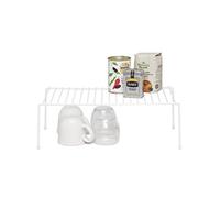 simplywire - Organizador de Armarios de Cocina - Estante de Almacenamiento - Grande - Blanco