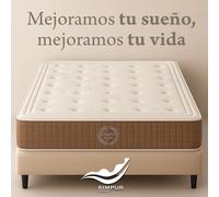 SIMPUR LOW COST: Colchón Viscoelástico CASUAL BLISS | Altas Prestaciones | 11 Zonas de Descanso | Independencia de Lechos
