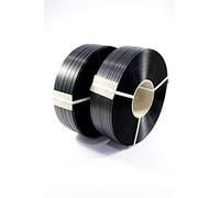 Sin Marca 159748 - Rollo de fleje en polipropileno, 13 mm, color negro
