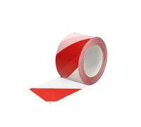 Sin marca cinta señalización ldpe roja/blanca rollo 70 mm. x 200 met