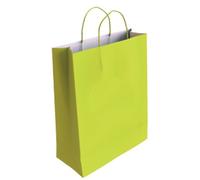 Sin marca paq.25 bolsas papel asa retorcida formato xs 18+8x24cm 90gr