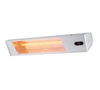 Sined Caldo Ira Inox 2000 Calentador Electrico Infrarrojos De 2000w Regulable Gris Calentador De Interior De Onda Corta Ira y Mando a Distancia Diseno Elegante Rejilla De Protección y Display Led Gray