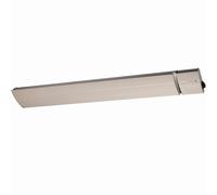 Sined Calor Blanco 2400 Radiador Infrarrojo De Pared Con Potencia 2400w Blanco Sin Emisión De Luz Elemento Calefactor De Aleación De Aluminio Extruido Revestimiento Cerámico Mando a Distancia Ip65 Whi