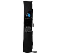 Sined Funda protectora para duchas en Nylon plastificado con 3 cordones, Azul