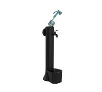Sined Tritone Pro Fuente De Polietileno Con Cesta y Manguera Con Pistola Negra Con Manguera De 75 m De Largo Black Xl