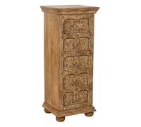 Sinfonier de madera artesanal con 5 cajones 45x40x100h cm